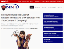 Tablet Screenshot of infiniteitnow.com